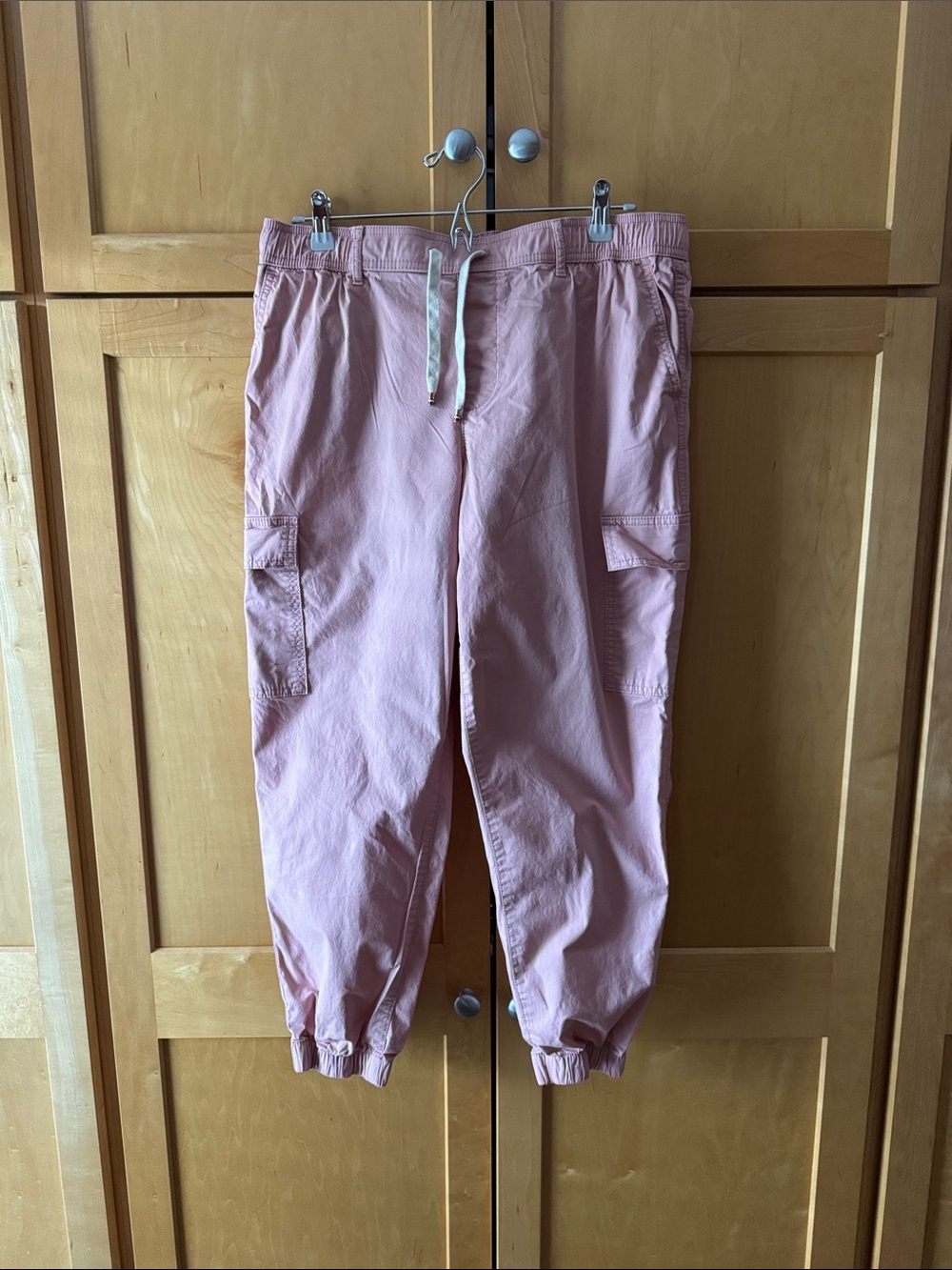 Tommy Hilfiger Pink Cargo Jogger Pants
